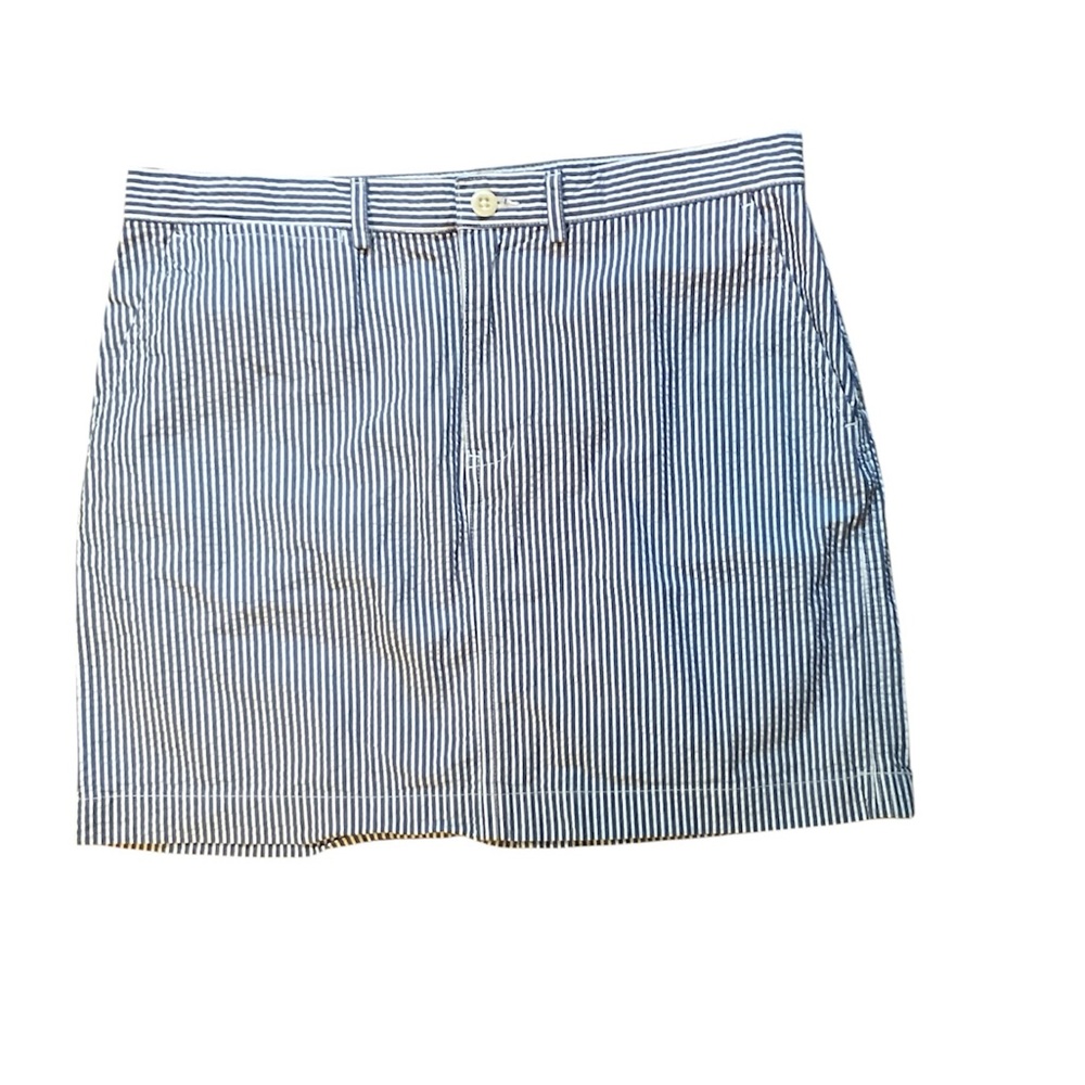 Ralph Lauren Blue and White Mini Skirt